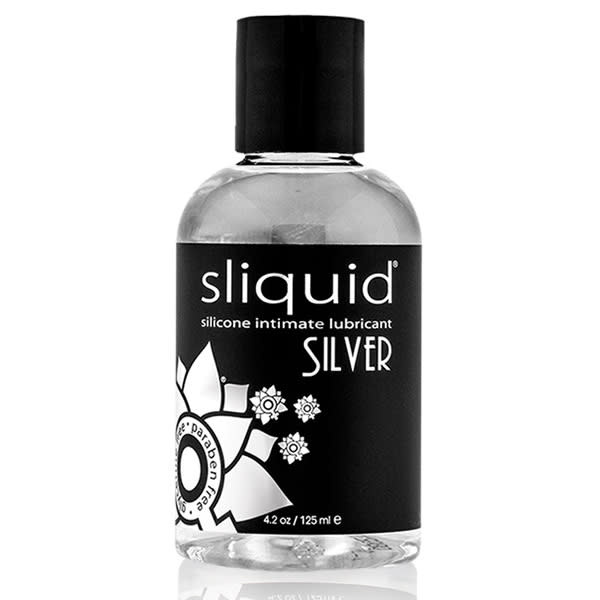 Sliquid Lubricants Sliquid Silver Silicone Lubricant 4.2 oz (125 ml) [Special Item]