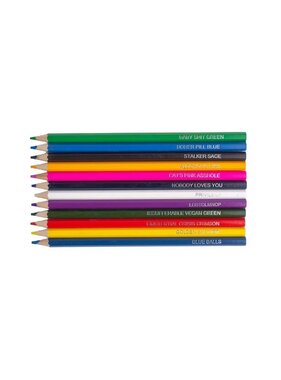 Wood Rocket Offensive Pencil Crayons