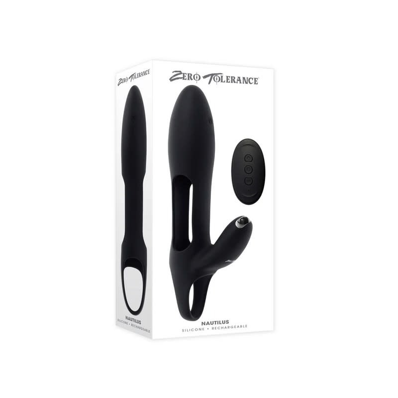 XR Brands Zero Tolerance Nautilus Vibrating Sleeve w/ Remote