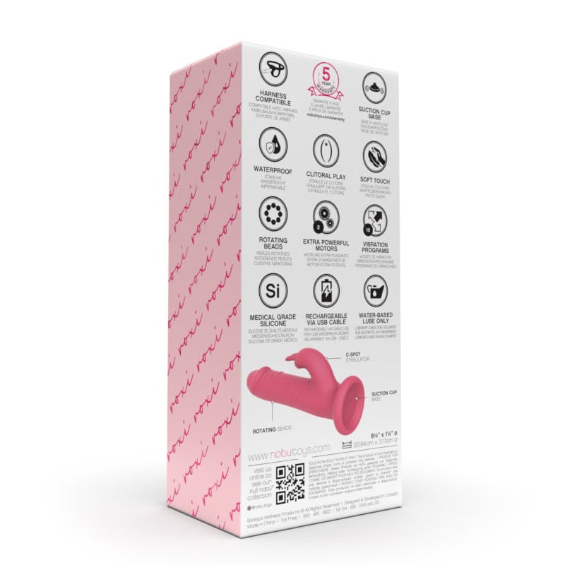 Nobü Toys Nobü Essentials: Roxi Dual Vibe with Suction Cup Base