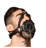 Andrew Christian Menswear TROPHY BOY Studded Mouth Gag w/ Hole & Plug