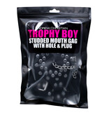 Andrew Christian Menswear TROPHY BOY Studded Mouth Gag w/ Hole & Plug