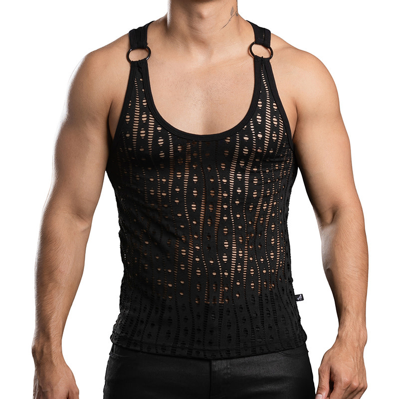 Andrew Christian Menswear SLUT Capsule Orgy Mesh Ring Tank