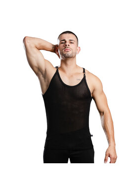 Andrew Christian Menswear SLUT Capsule Garter Mesh Tank