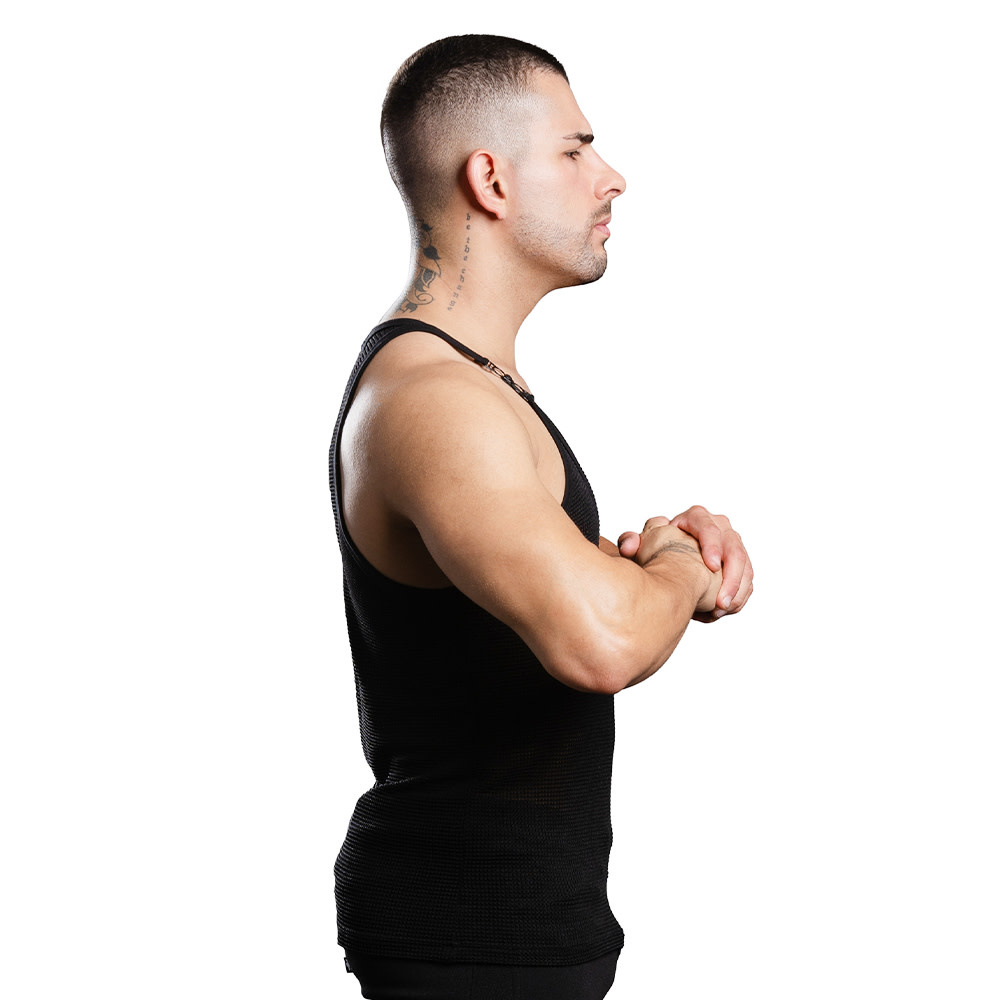 Andrew Christian Menswear SLUT Capsule Garter Mesh Tank