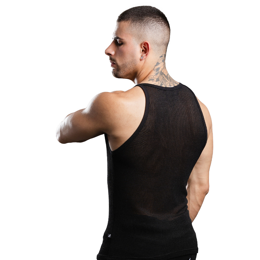 Andrew Christian Menswear SLUT Capsule Garter Mesh Tank