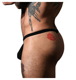Andrew Christian Menswear Happy Modal String Thong w/ ALMOST NAKED (Black)