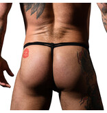 Andrew Christian Menswear Happy Modal String Thong w/ ALMOST NAKED (Black)