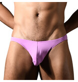 Andrew Christian Menswear Deep V-Cut Jock w/ ALMOST NAKED (Wildberry)