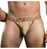 Andrew Christian Menswear Dunes Stripe Brief w/ ALMOST NAKED