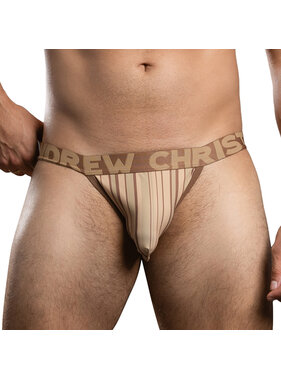 Andrew Christian Menswear Dunes Stripe Brief w/ ALMOST NAKED
