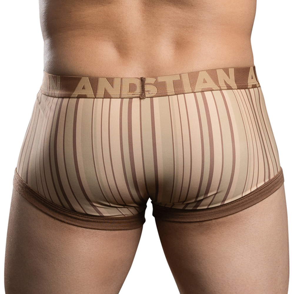 Andrew Christian Menswear Dunes Stripe Boxer w/ ALMOST NAKED