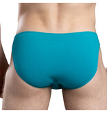 Andrew Christian Menswear Deep V-Cut Brief w/ ALMOST NAKED (Teal)