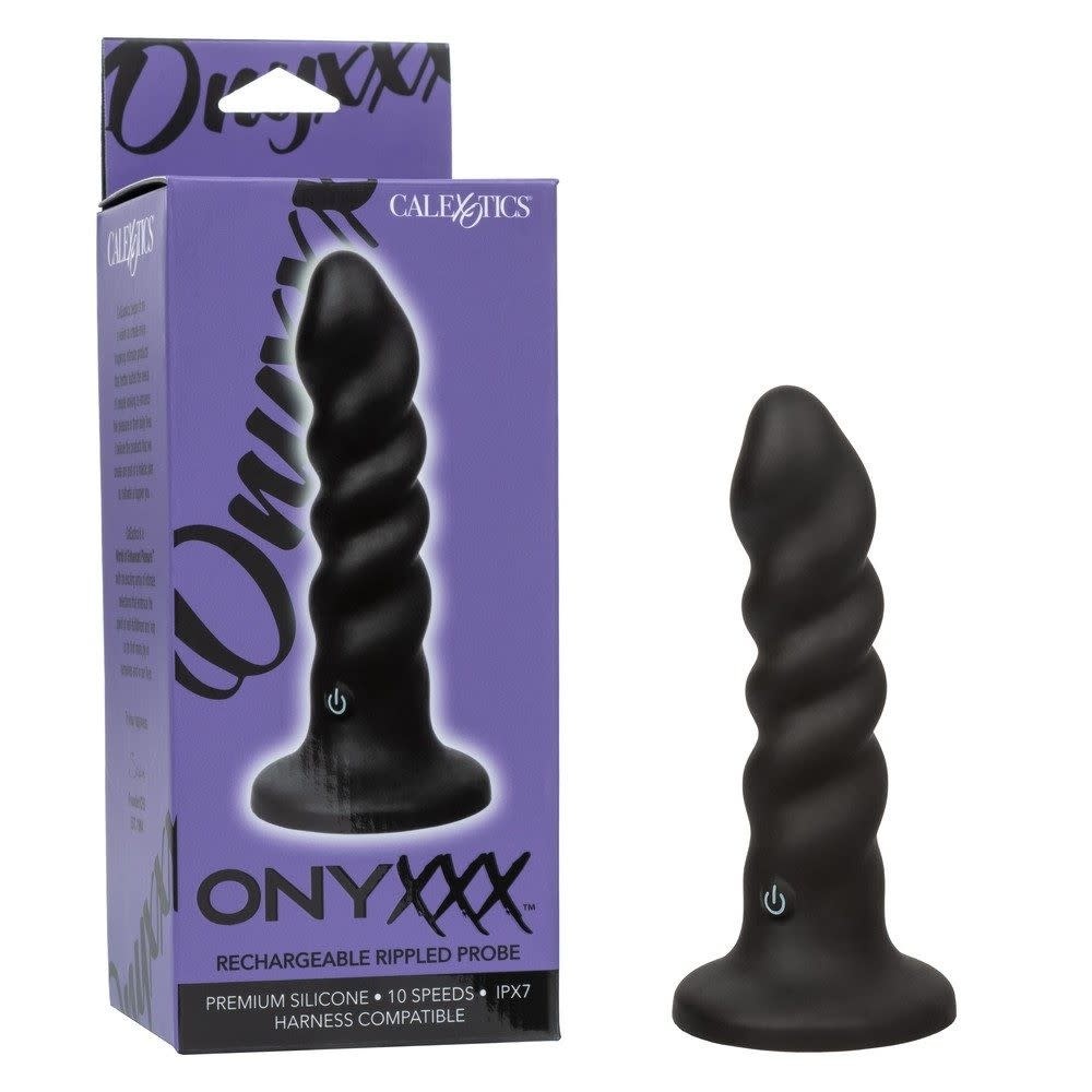 Cal Exotics Onyxxx Rechargeable Rippled Probe