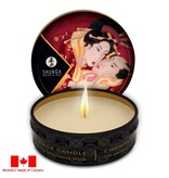 Shunga Shunga Mini Massage Candle 1 oz (Sparkling Strawberry Wine)