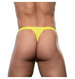 Andrew Christian Menswear Happy No-Show Thong (Yellow)