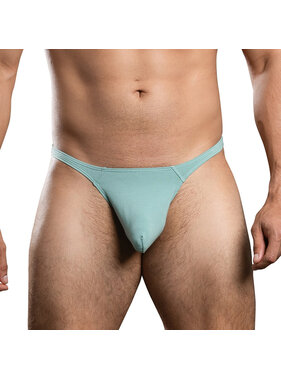Andrew Christian Menswear ALMOST NAKED No-Show Ultra Low Rise Thong (Sage)