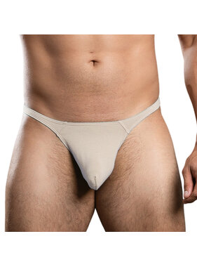 Andrew Christian Menswear ALMOST NAKED No-Show Ultra Low Rise Thong (Taupe)