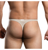 Andrew Christian Menswear ALMOST NAKED No-Show Ultra Low Rise Thong (Taupe)