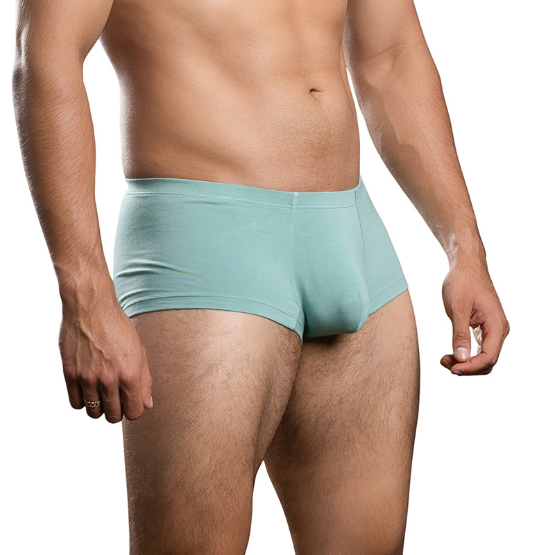 Andrew Christian Menswear ALMOST NAKED No-Show Ultra Low Rise Boxer (Sage)