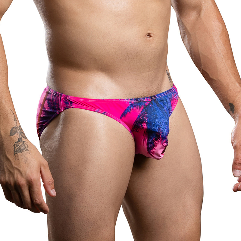 Andrew Christian Menswear Miami Cabana Boy Splash & Dash Brief w/ ALMOST NAKED (Sunset)