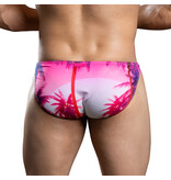 Andrew Christian Menswear Miami Cabana Boy Splash & Dash Brief w/ ALMOST NAKED (Sunset)