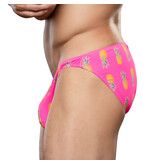 Andrew Christian Menswear Miami Cabana Boy Splash & Dash Brief w/ ALMOST NAKED (Pineapple)