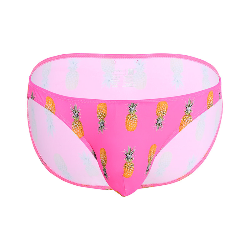 Andrew Christian Menswear Miami Cabana Boy Splash & Dash Brief w/ ALMOST NAKED (Pineapple)