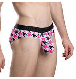 Andrew Christian Menswear Houndstooth Brief w/ ALMOST NAKED