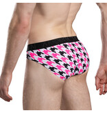 Andrew Christian Menswear Houndstooth Brief w/ ALMOST NAKED