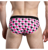 Andrew Christian Menswear Houndstooth Brief w/ ALMOST NAKED