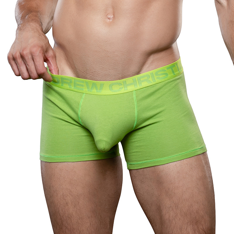 Andrew Christian Menswear ALMOST NAKED Hang Free Boxer (Fresh Lime)