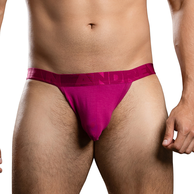 Andrew Christian Menswear ALMOST NAKED Bamboo Jock (Magenta)