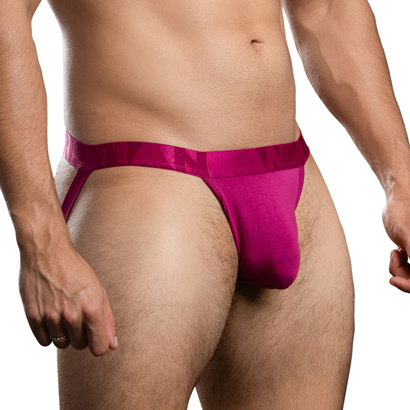 Andrew Christian Menswear ALMOST NAKED Bamboo Jock (Magenta)