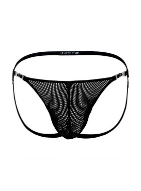 Andrew Christian Menswear SLUT Capsule Garter Mesh Jock w/ ALMOST NAKED