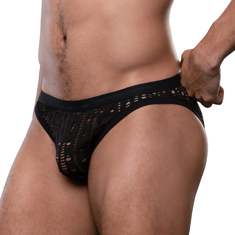 Andrew Christian Menswear SLUT Capsule Orgy Mesh Brief w/ ALMOST NAKED