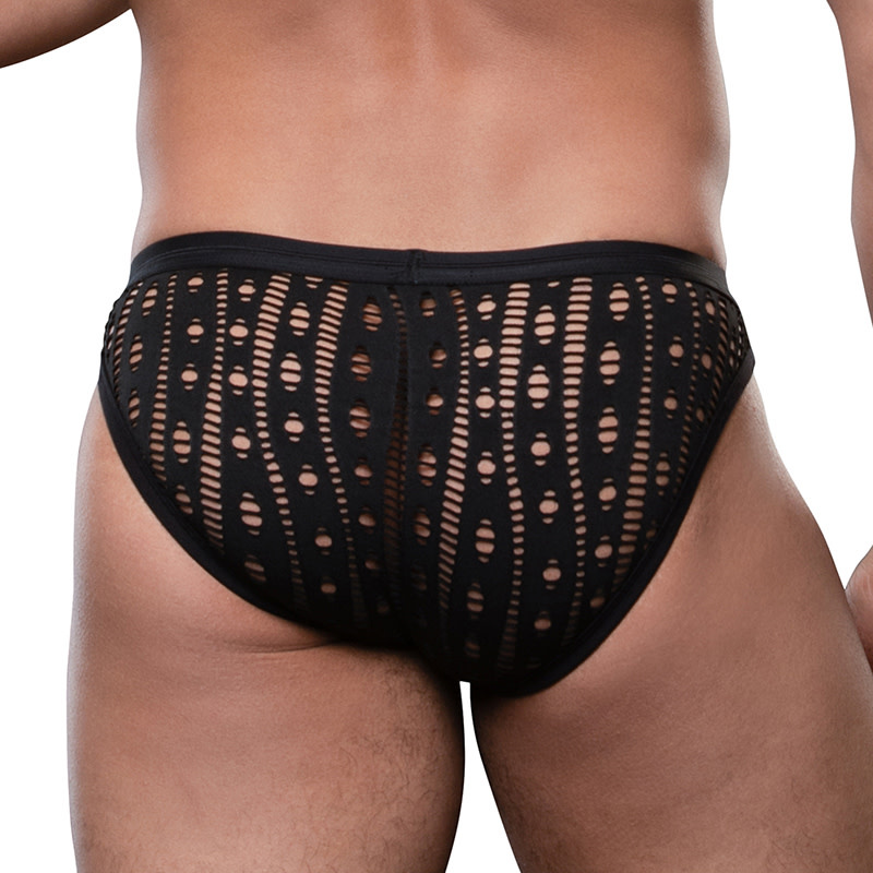 Andrew Christian Menswear SLUT Capsule Orgy Mesh Brief w/ ALMOST NAKED