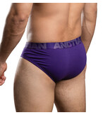 Andrew Christian Menswear Bulge C-Ring Brief (Purple)