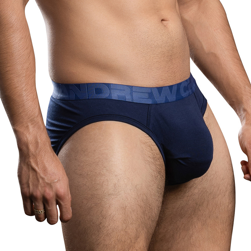 Andrew Christian Menswear Big Fat Dick Bamboo Brief (Navy)