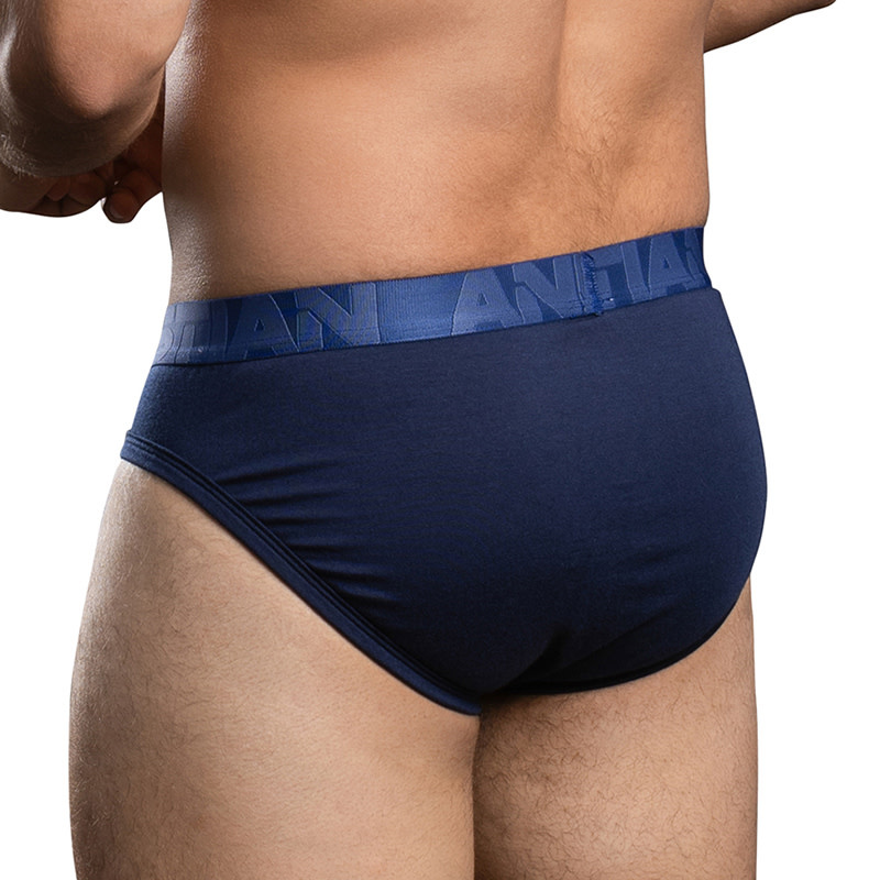 Andrew Christian Menswear Big Fat Dick Bamboo Brief (Navy)