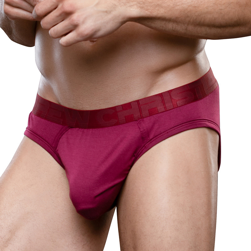 Andrew Christian Menswear Big Fat Dick Bamboo Brief (Rio Red)