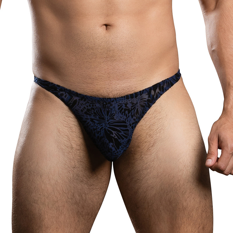 Andrew Christian Menswear Nocturnal Mesh Thong w/ ALMOST NAKED