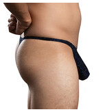 Andrew Christian Menswear Nocturnal Mesh Thong w/ ALMOST NAKED