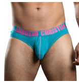 Andrew Christian Menswear Happy Cotton Brief w/ ALMOST NAKED (Teal)