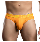 Andrew Christian Menswear Happy Cotton Brief w/ ALMOST NAKED (Tangerine)