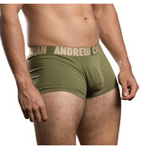 Andrew Christian Menswear Happy Cotton Boxer w/ ALMOST NAKED (Olive)