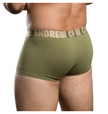 Andrew Christian Menswear Happy Cotton Boxer w/ ALMOST NAKED (Olive)