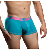 Andrew Christian Menswear Happy Cotton Boxer w/ ALMOST NAKED (Teal)