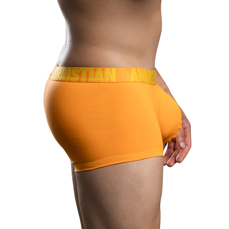 Andrew Christian Menswear Happy Cotton Boxer w/ ALMOST NAKED (Tangerine)