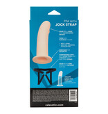 Cal Exotics PPA Hollow Silicone Strap-On with Jock Strap (Beige)
